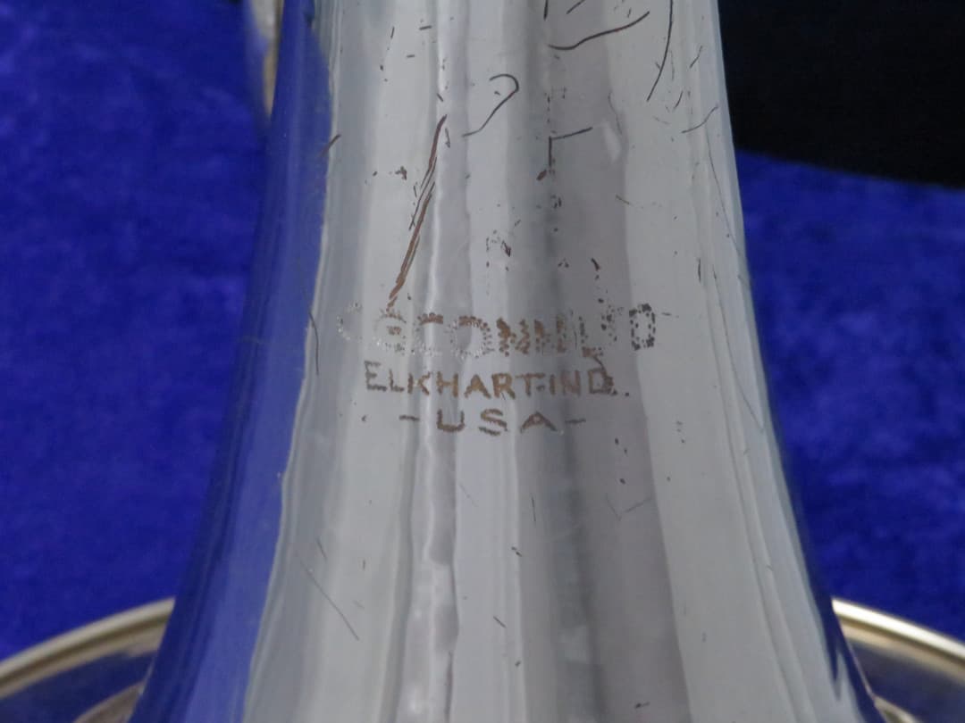 C.G. Conn 8D Silver Double French Horn 1965 Serial #E69208