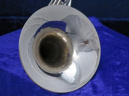 C.G. Conn 8D Silver Double French Horn 1965 Serial #E69208 C.G. Conn 8D Silver Double French Horn 1965 Serial #E69208