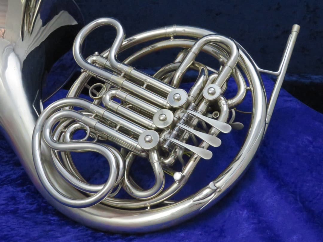 C.G. Conn 8D Silver Double French Horn 1972 Serial #R34892