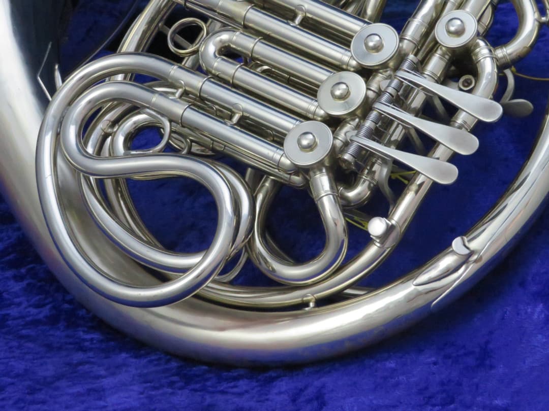 C.G. Conn 8D Silver Double French Horn 1972 Serial #R34892