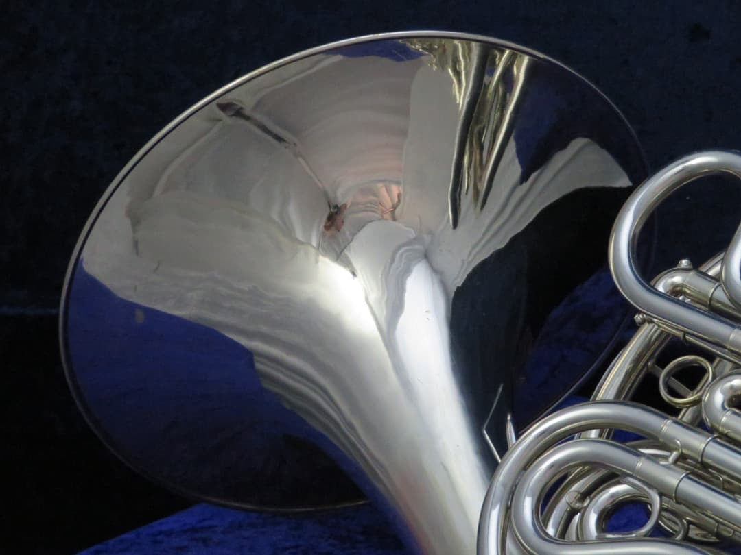 C.G. Conn 8D Silver Double French Horn 1972 Serial #R34892