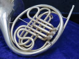 C.G. Conn 2D Wonder Government Model Silver Single F French Horn 1952 Serial #401549 C.G. Conn 2D Wonder Government Model Silver Single F French Horn 1952 Serial #401549