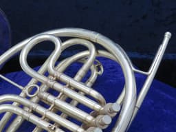 C.G. Conn 2D Wonder Government Model Silver Single F French Horn 1952 Serial #401549 C.G. Conn 2D Wonder Government Model Silver Single F French Horn 1952 Serial #401549