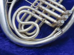 C.G. Conn 2D Wonder Government Model Silver Single F French Horn 1952 Serial #401549 C.G. Conn 2D Wonder Government Model Silver Single F French Horn 1952 Serial #401549