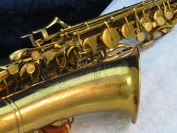 Buescher The Buescher Aristocrat True-Tone Alto Saxophone with Art Deco 1937 Serial #282871 Buescher The Buescher Aristocrat True-Tone Alto Saxophone with Art Deco 1937 Serial #282871