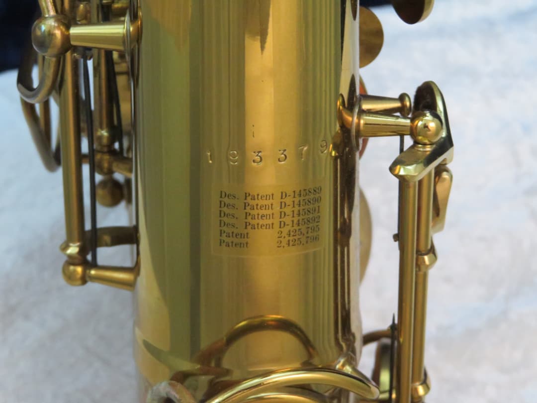 Martin The Martin Alto Saxophone 1954 Serial #193379