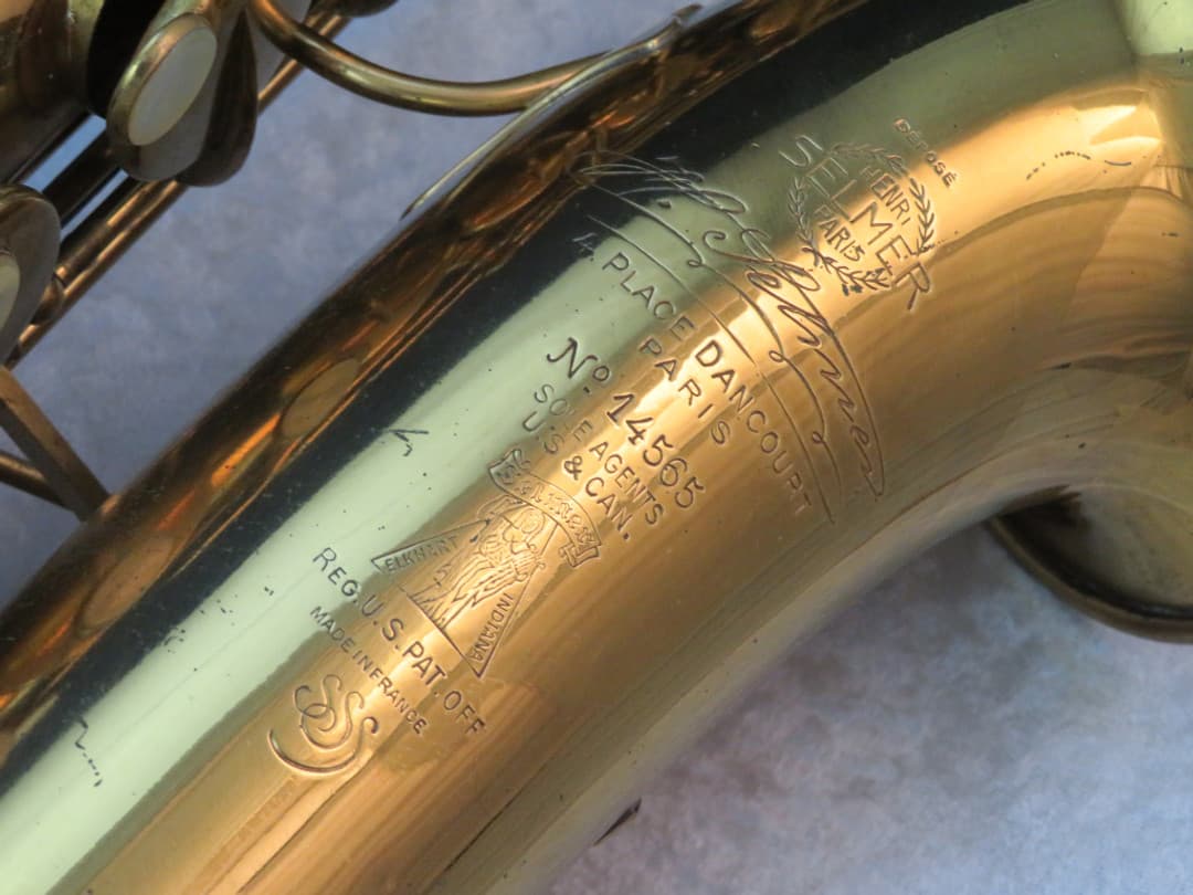 Selmer Depose Super Sax Cigar Cutter Alto Saxophone 1931 Serial #14565