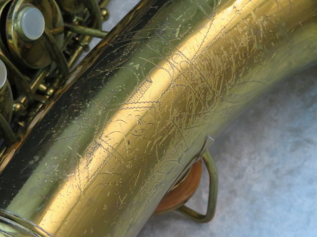 C.G. Conn 6M VIII Alto Saxophone with Naked Lady 1937 Serial #278540