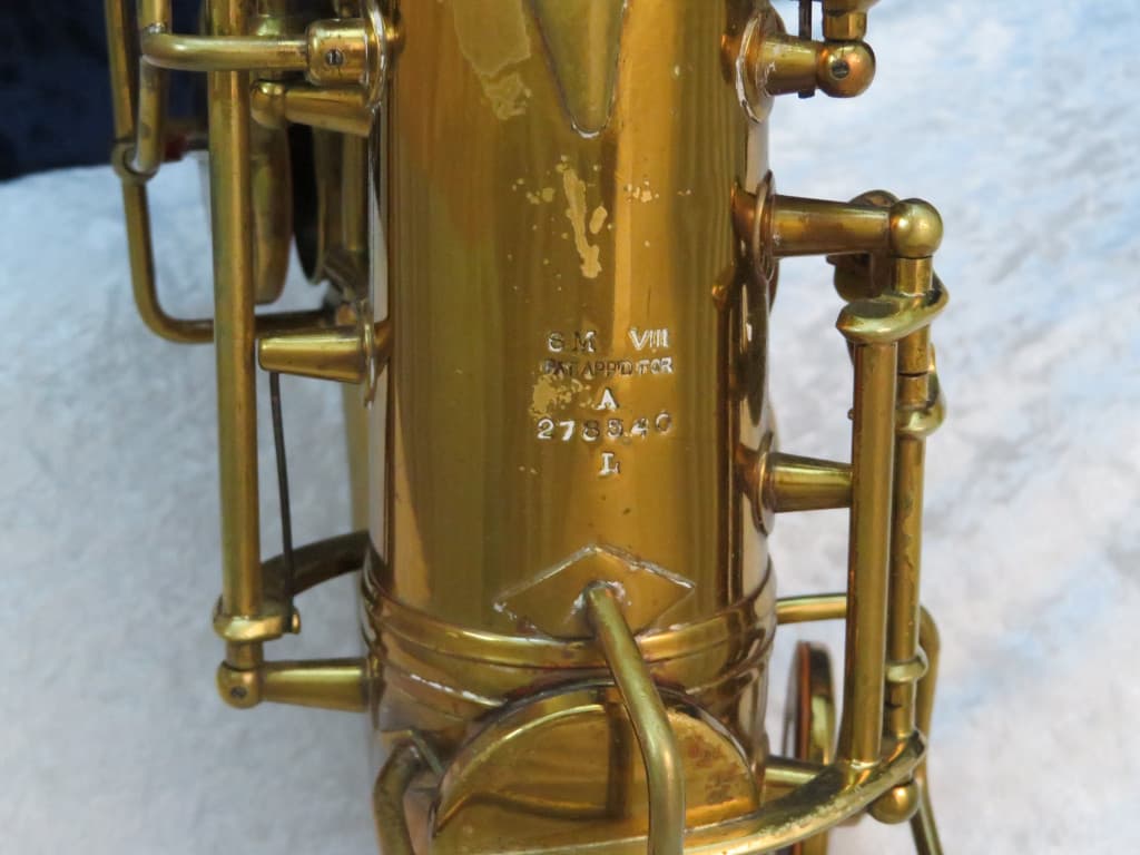 C.G. Conn 6M VIII Alto Saxophone with Naked Lady 1937 Serial #278540