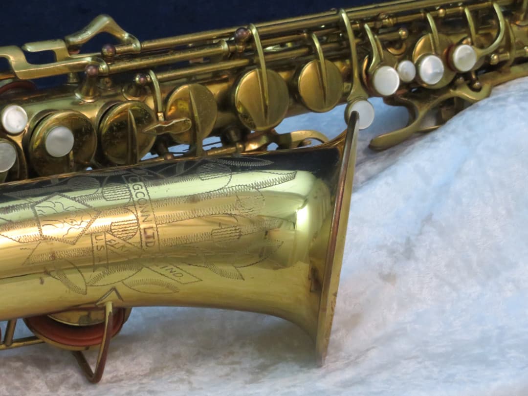 C.G. Conn 6M Alto Saxophone with Naked Lady 1947 Serial #325429
