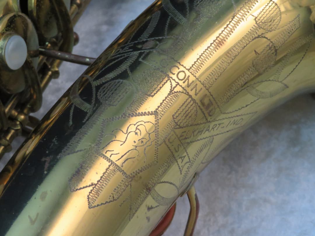 C.G. Conn 6M Alto Saxophone with Naked Lady 1947 Serial #325429