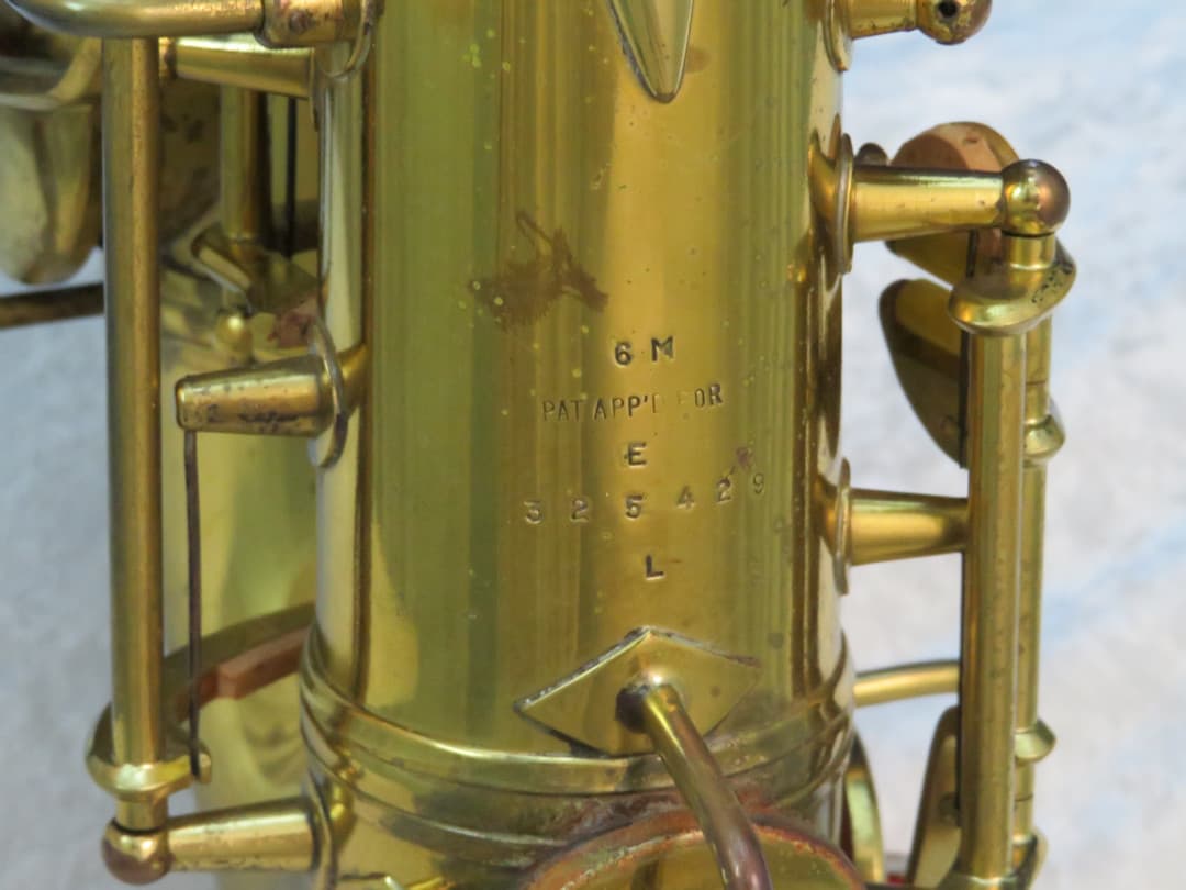 C.G. Conn 6M Alto Saxophone with Naked Lady 1947 Serial #325429