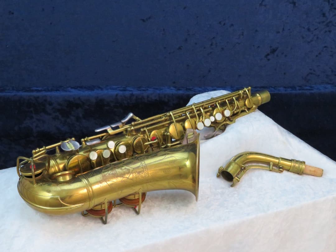 C.G. Conn 26M Alto Saxophone with Naked Lady 1935 Serial #M268567A