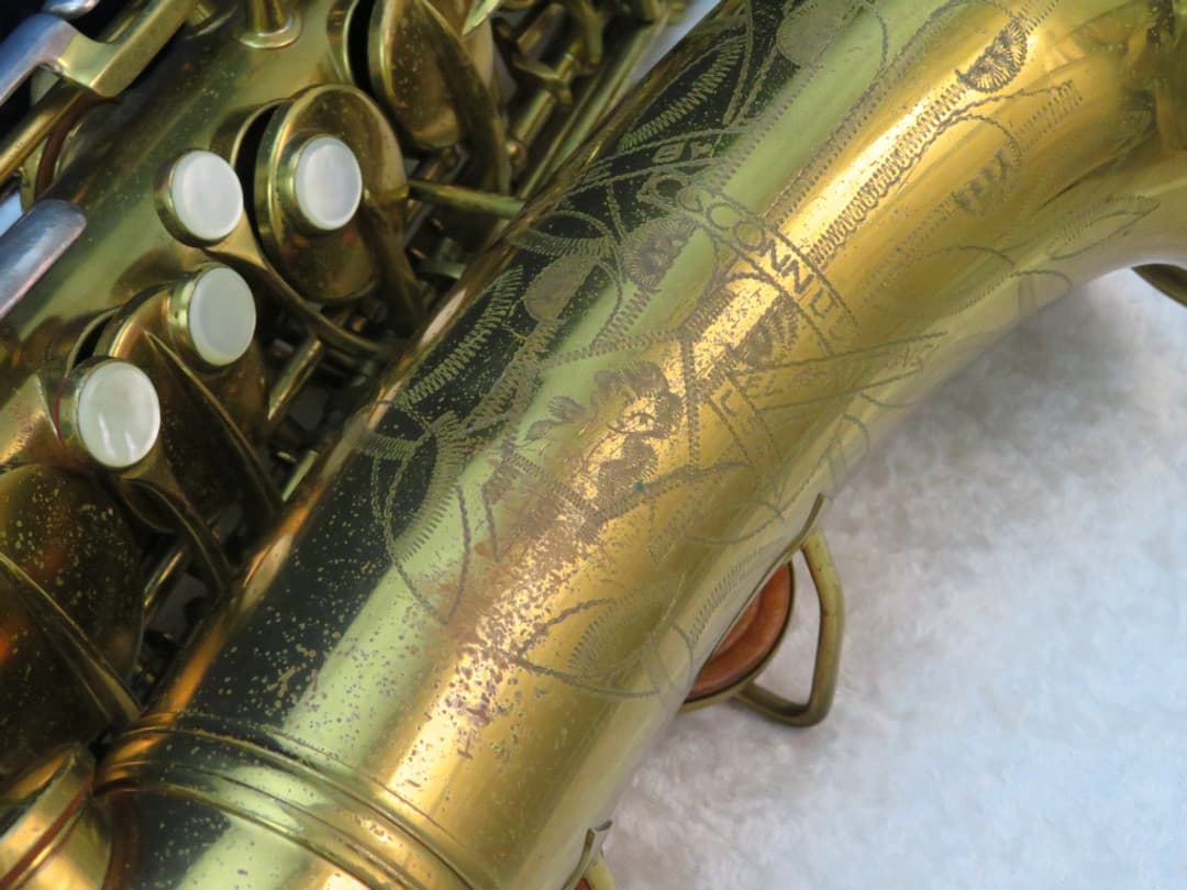 C.G. Conn 26M Alto Saxophone with Naked Lady 1935 Serial #M268567A