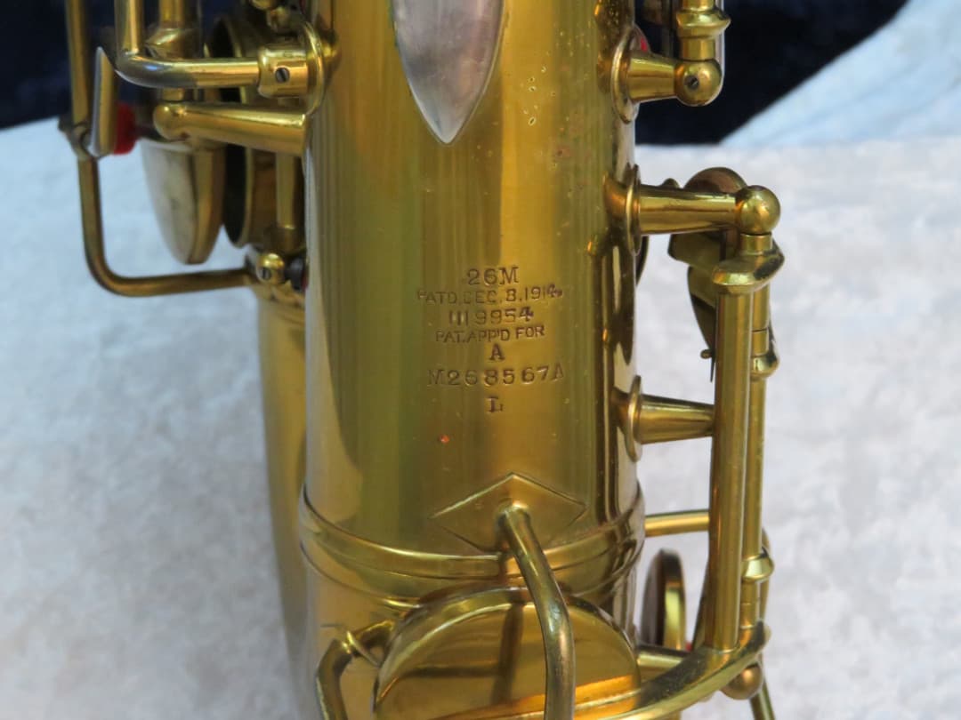 C.G. Conn 26M Alto Saxophone with Naked Lady 1935 Serial #M268567A
