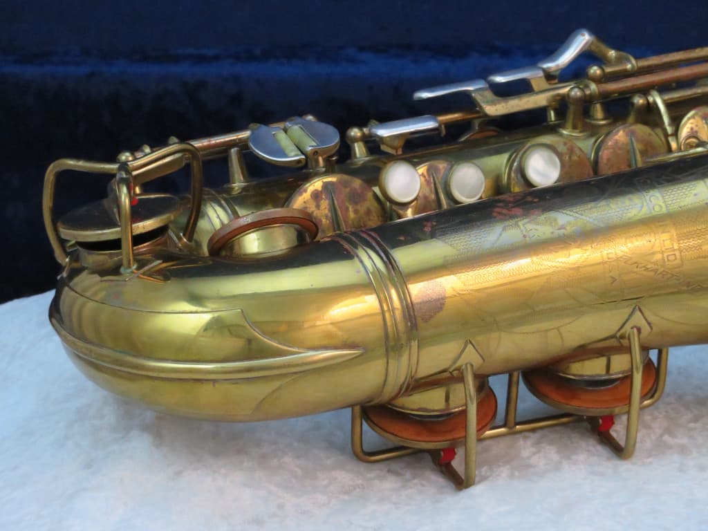 C.G. Conn Connqueror 26M VIII Alto Saxophone with Naked Lady 1937 Serial #281846