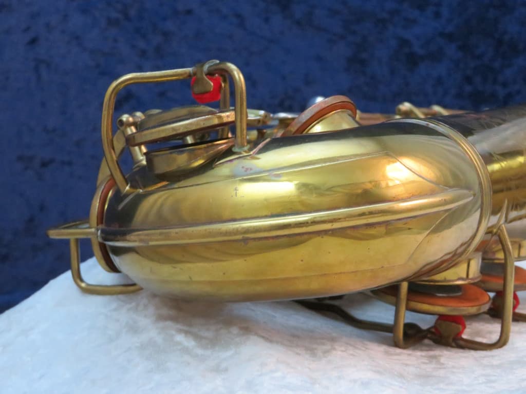 C.G. Conn Connqueror 26M VIII Alto Saxophone with Naked Lady 1937 Serial #281846