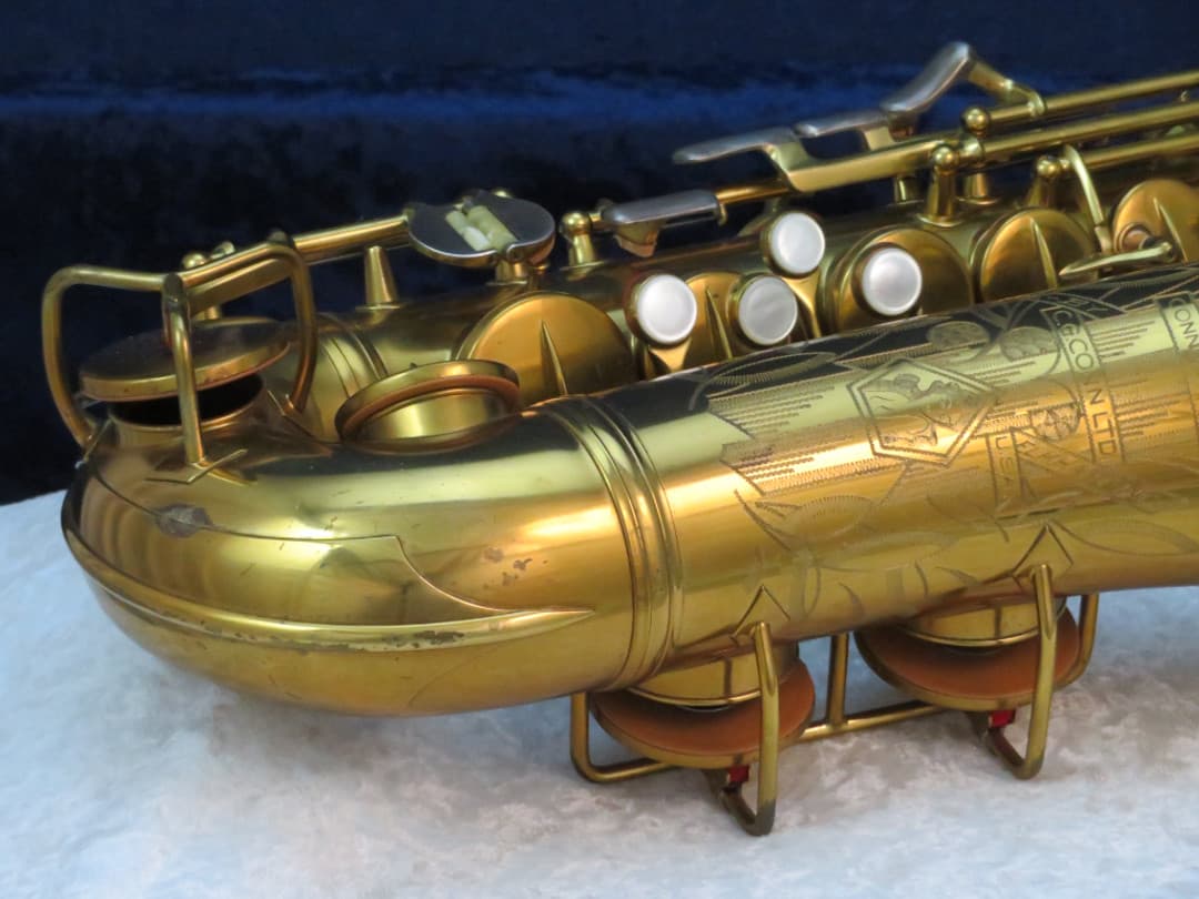 C.G. Conn Connqueror 26M Alto Saxophone with Naked Lady 1936 Serial #M271503A