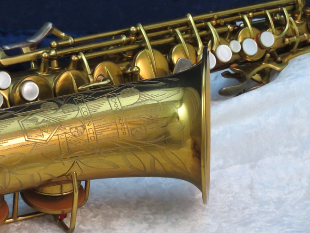 C.G. Conn Connqueror 26M Alto Saxophone with Naked Lady 1936 Serial #M271503A