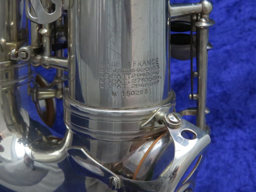 Selmer Mark VI Silver Alto Saxophone 1967 Serial #M150293