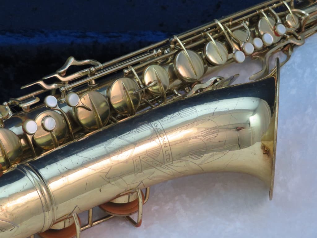 C.G. Conn 10M Tenor Saxophone with Naked Lady 1948 Serial #331382