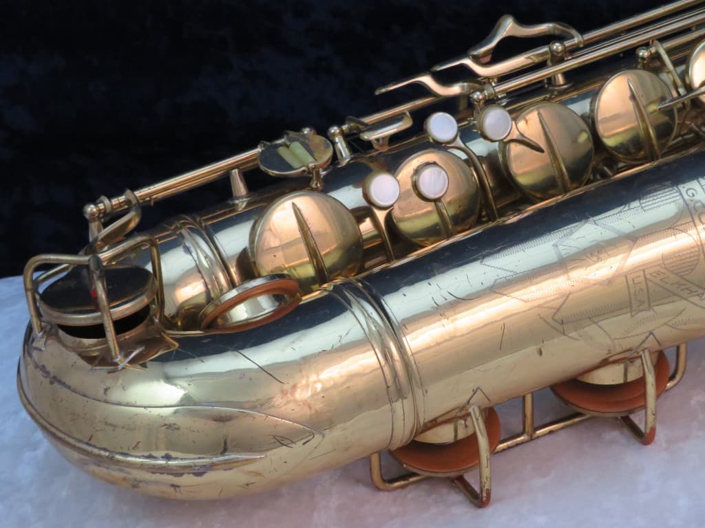 C.G. Conn 10M Tenor Saxophone with Naked Lady 1948 Serial #331382