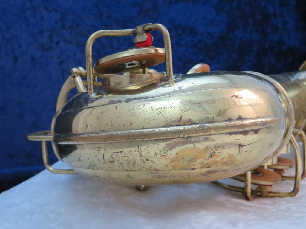 C.G. Conn 10M Tenor Saxophone with Naked Lady 1948 Serial #331382