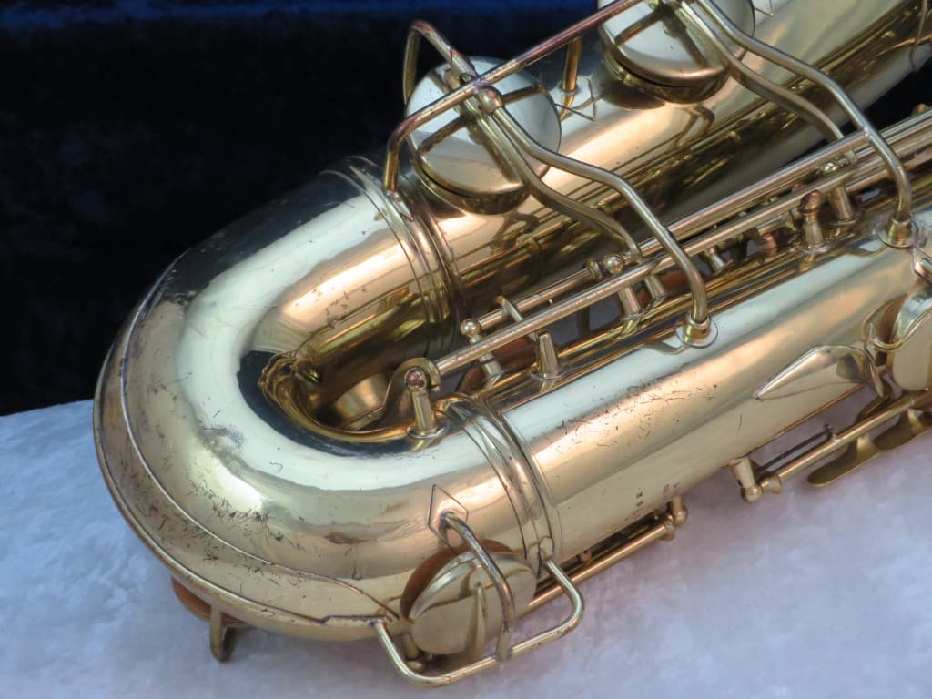 C.G. Conn 10M Tenor Saxophone with Naked Lady 1948 Serial #331382