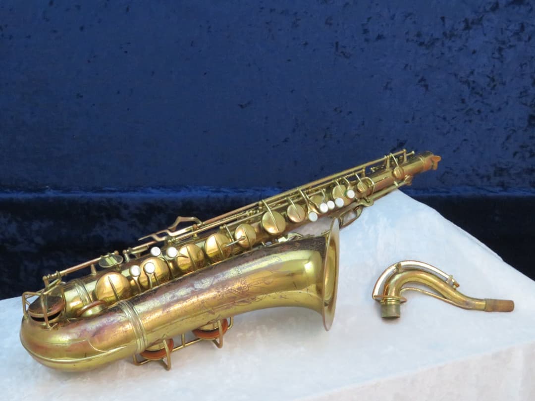 C.G. Conn 10M Tenor Saxophone with Naked Lady 1940 Serial #289453