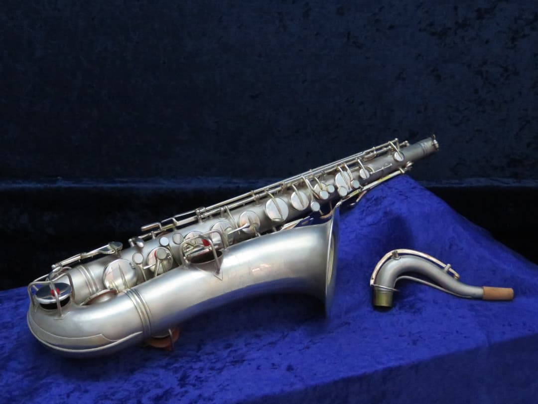 C.G. Conn New Wonder I Silver Tenor Saxophone 1923 Serial #115118