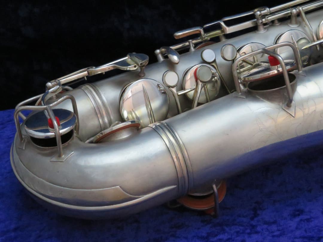 C.G. Conn New Wonder I Silver Tenor Saxophone 1923 Serial #115118