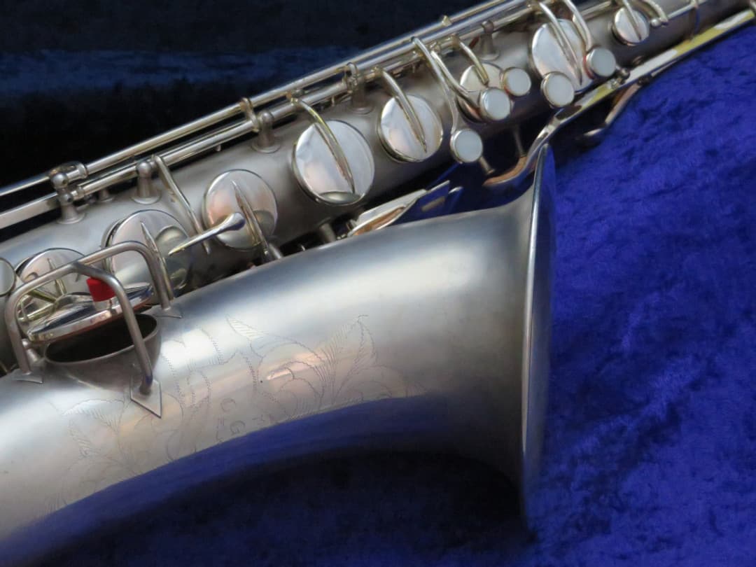 C.G. Conn New Wonder I Silver Tenor Saxophone 1923 Serial #115118