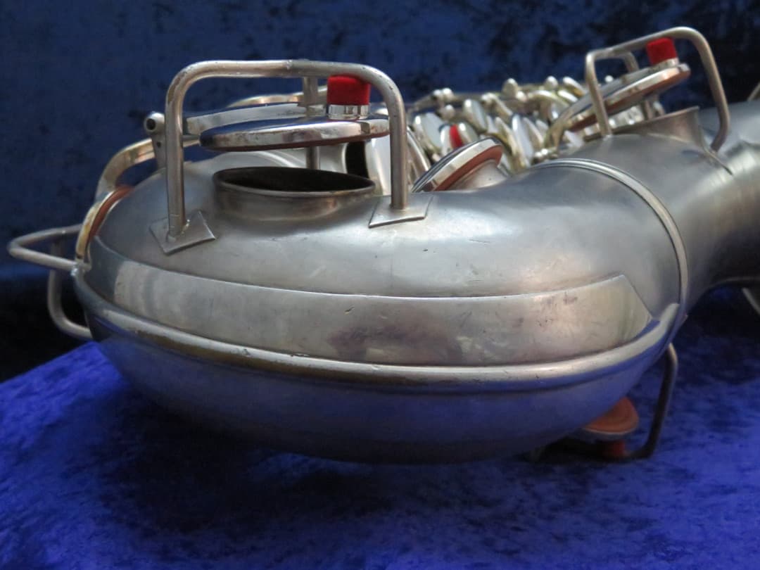 C.G. Conn New Wonder I Silver Tenor Saxophone 1923 Serial #115118