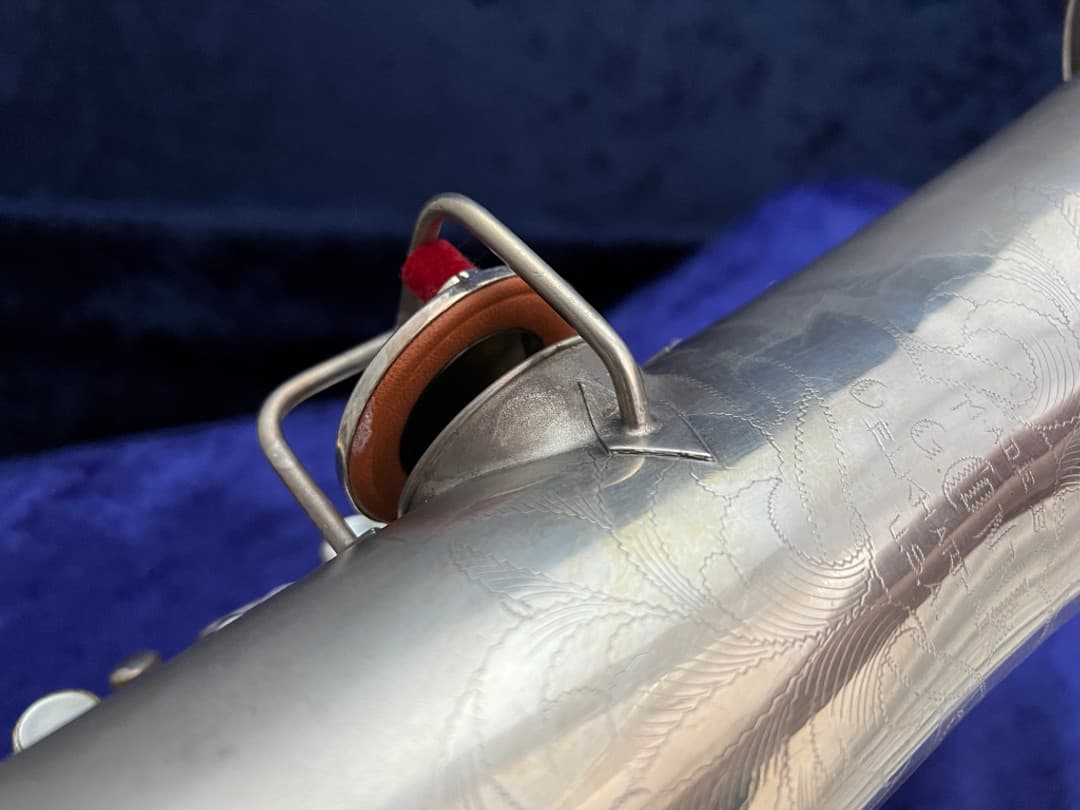 C.G. Conn New Wonder I Silver Tenor Saxophone 1923 Serial #115118