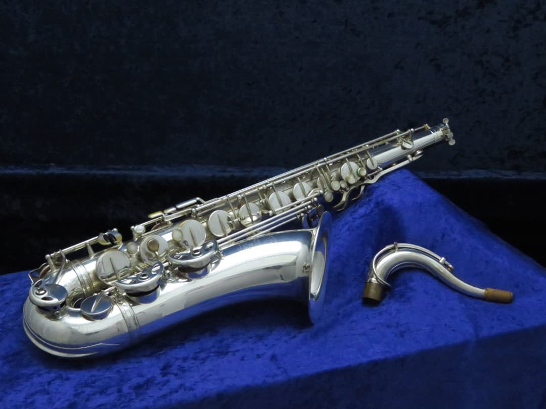 Selmer Balanced Action Silver Tenor Saxophone 1947 Serial #35087
