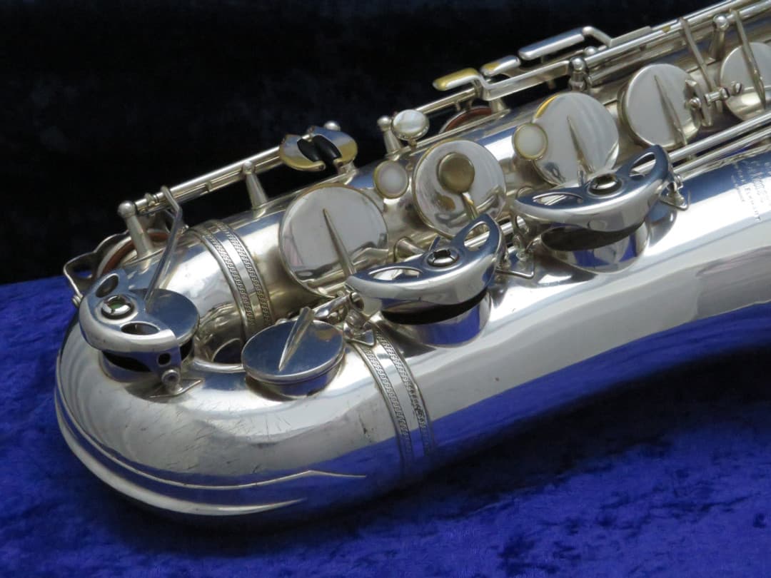 Selmer Balanced Action Silver Tenor Saxophone 1947 Serial #35087