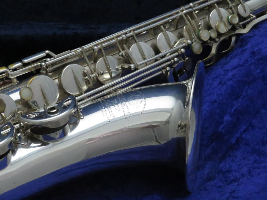 Selmer Balanced Action Silver Tenor Saxophone 1947 Serial #35087
