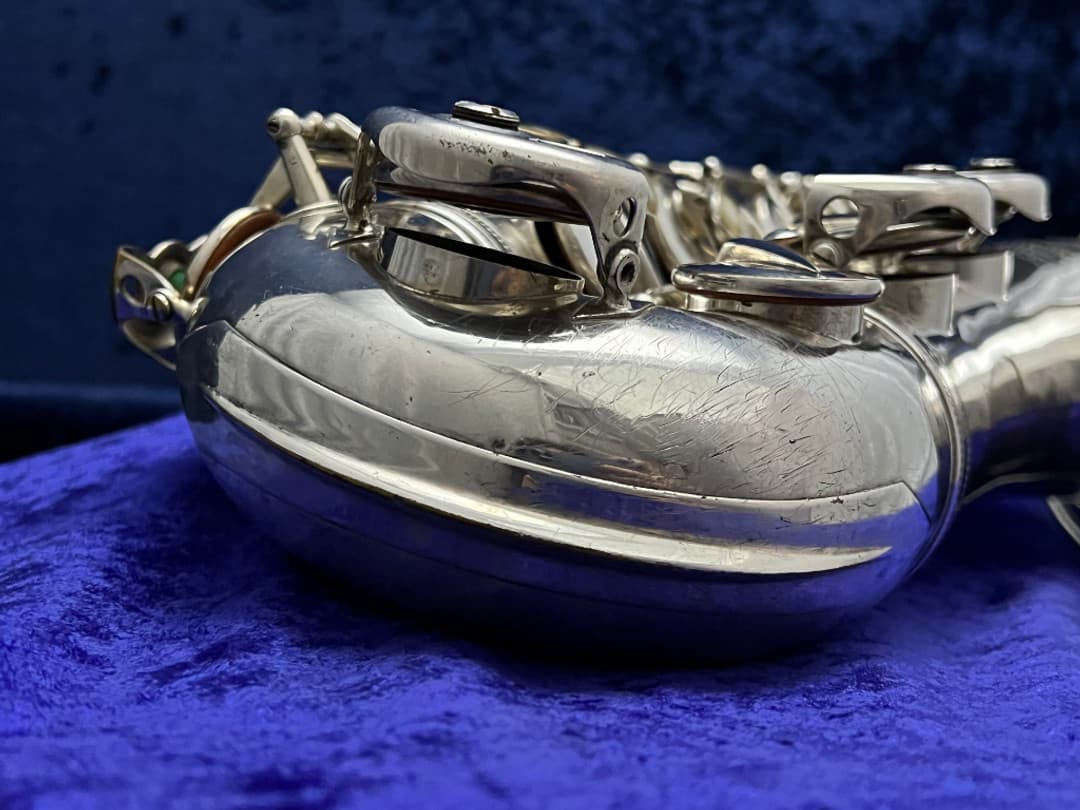 Selmer Balanced Action Silver Tenor Saxophone 1947 Serial #35087