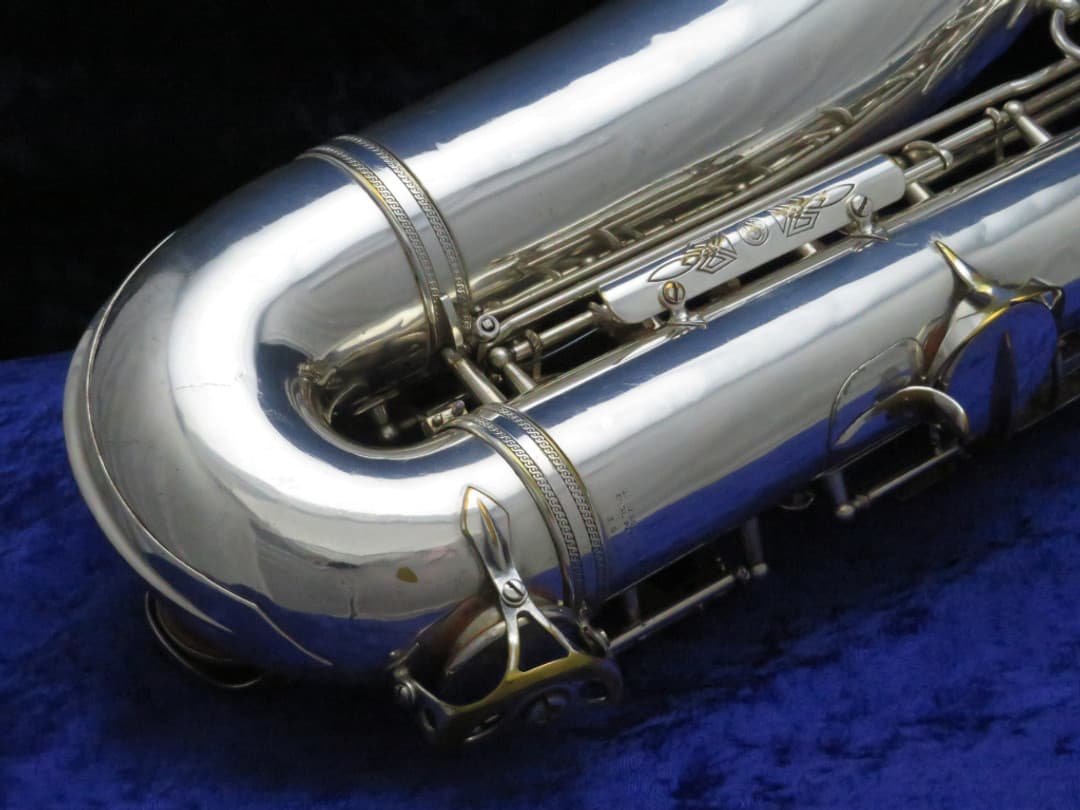 Selmer Balanced Action Silver Tenor Saxophone 1947 Serial #35087