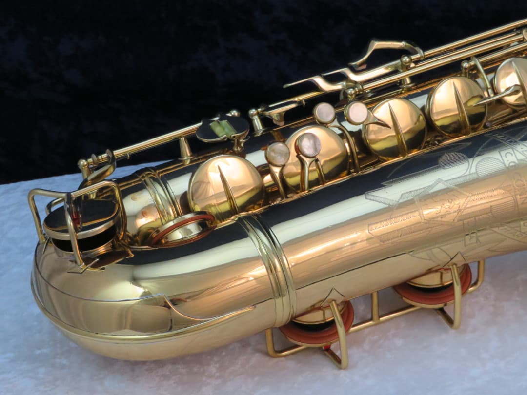 C.G. Conn 10M Tenor Saxophone with Naked Lady 1937 Serial #279610