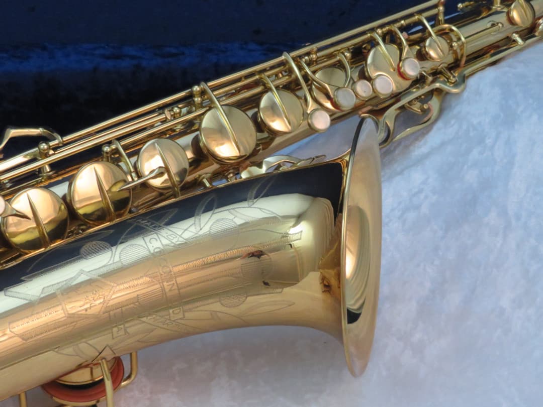 C.G. Conn 10M Tenor Saxophone with Naked Lady 1937 Serial #279610