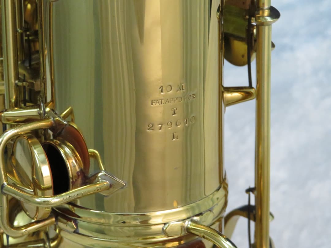 C.G. Conn 10M Tenor Saxophone with Naked Lady 1937 Serial #279610