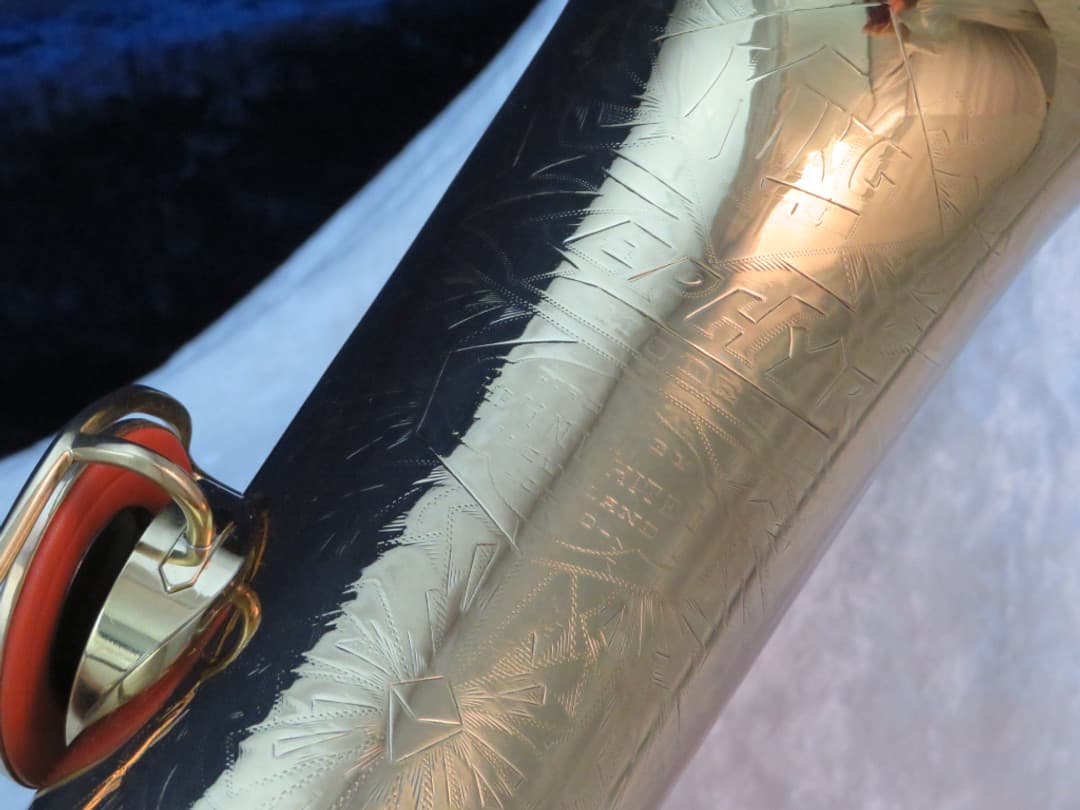 King Zephyr Tenor Saxophone with Art Deco 1939 Serial #229005