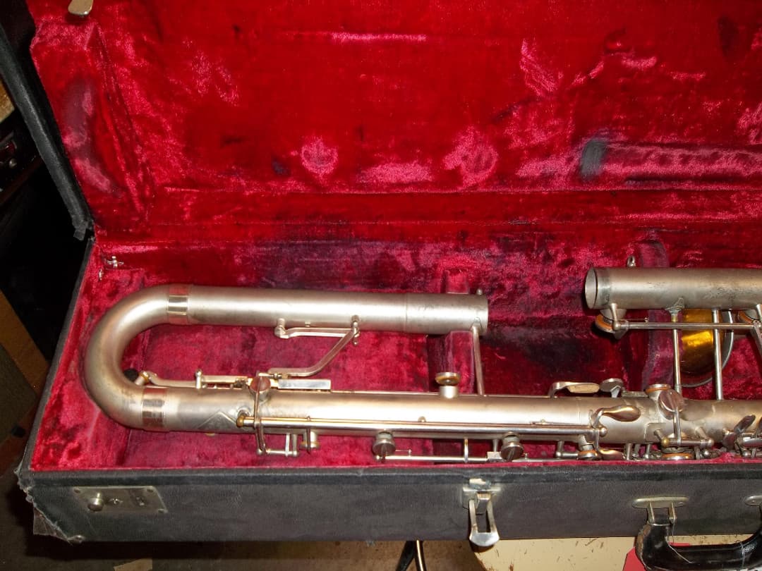 LeBlanc BBb Paperclip Metal Contra Bass Clarinet Serial #401 LeBlanc BBb Paperclip Metal Contra Bass Clarinet Serial #401