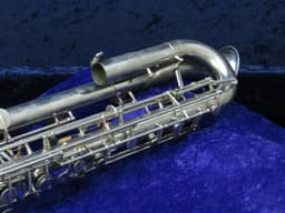 Leblanc Extended Range Paperclip Metal Contra Alto Clarinet Serial #519 Leblanc Extended Range Paperclip Metal Contra Alto Clarinet Serial #519