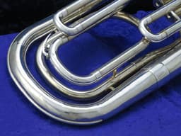 Yamaha YBH301S Junior 3 Valve Silver Baritone Horn Serial #001022 Yamaha YBH301S Junior 3 Valve Silver Baritone Horn Serial #001022