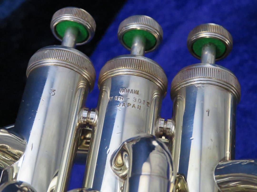 Yamaha YBH301S Junior 3 Valve Silver Baritone Horn Serial #001022