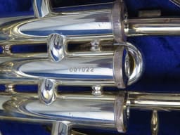 Yamaha YBH301S Junior 3 Valve Silver Baritone Horn Serial #001022 Yamaha YBH301S Junior 3 Valve Silver Baritone Horn Serial #001022