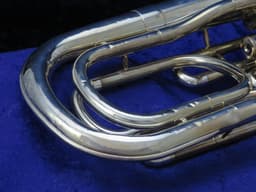 Yamaha YBH301S Junior 3 Valve Silver Baritone Horn Serial #001022 Yamaha YBH301S Junior 3 Valve Silver Baritone Horn Serial #001022