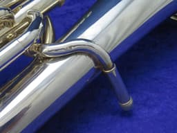 Yamaha YBH301S Junior 3 Valve Silver Baritone Horn Serial #001022 Yamaha YBH301S Junior 3 Valve Silver Baritone Horn Serial #001022